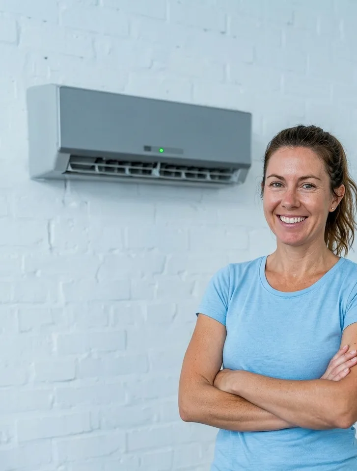 Happy homeowner comfortable after RLA Mechanical HVAC service in Central Florida